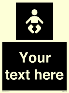 Custom information: black panel baby change